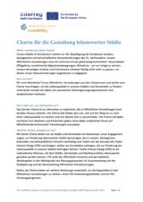 Charta für die Gestaltung lebenswerter Städte 